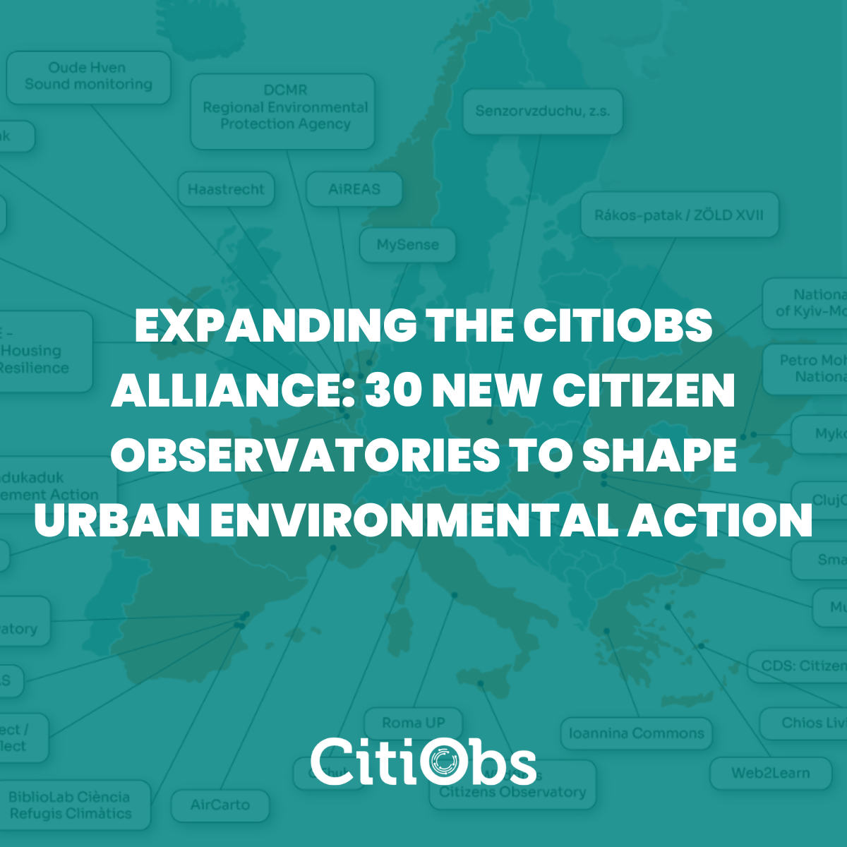 Expanding the CitiObs Alliance: 30 New Citizen Observatories to shape ...